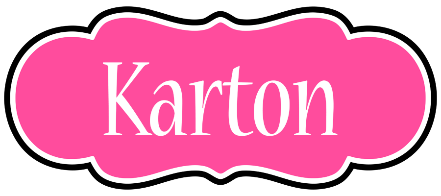 Karton invitation logo