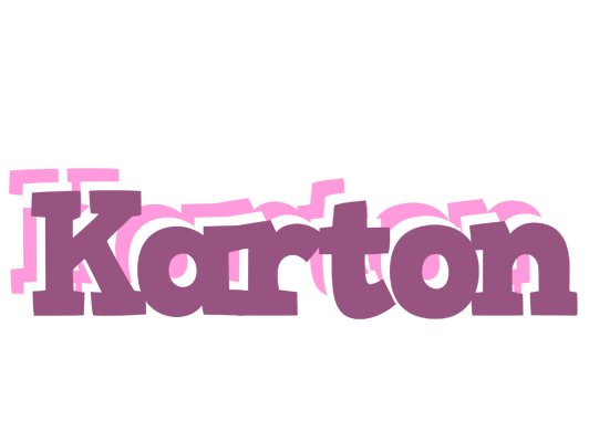 Karton relaxing logo