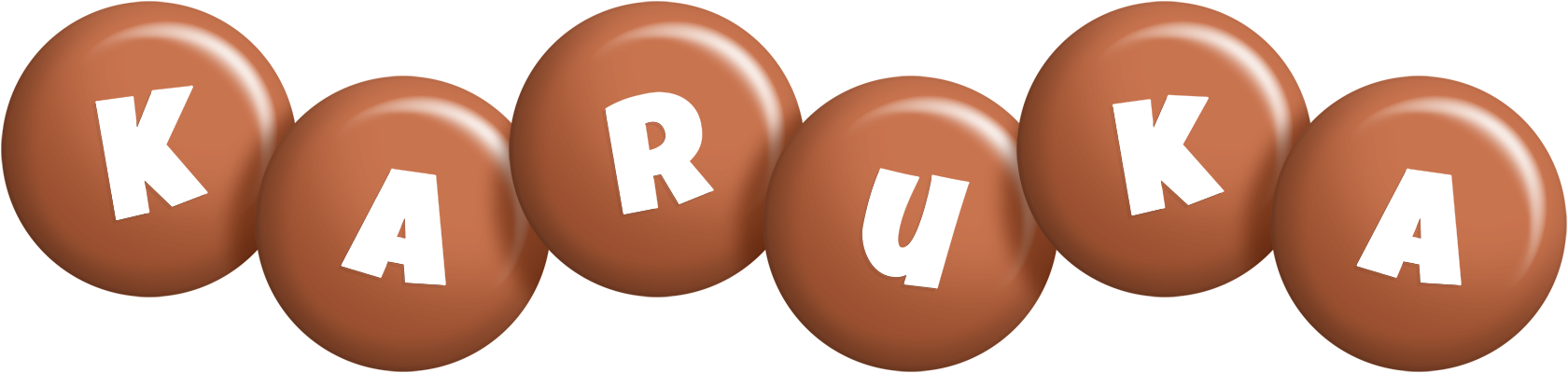 Karuka candy-brown logo