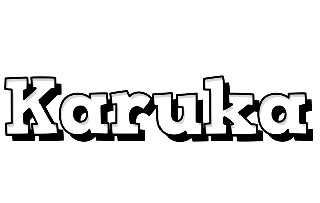 Karuka snowing logo