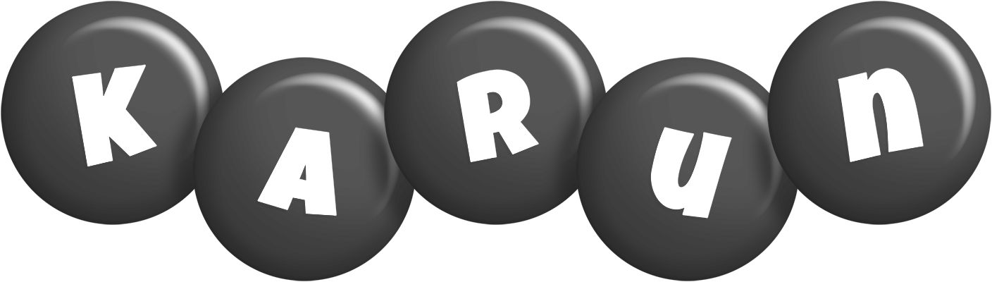 Karun candy-black logo