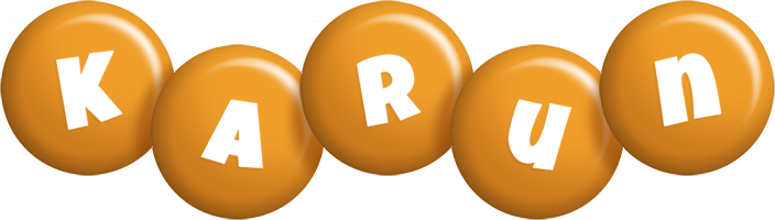 Karun candy-orange logo