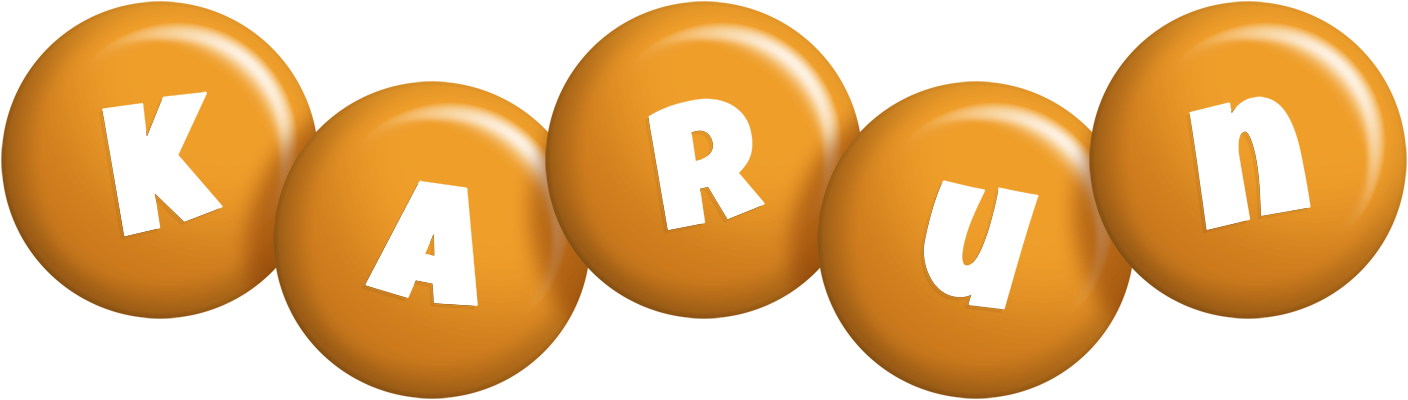 Karun candy-orange logo