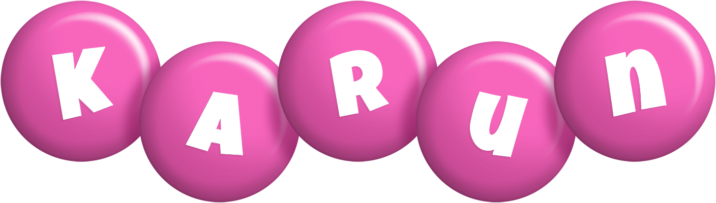 Karun candy-pink logo