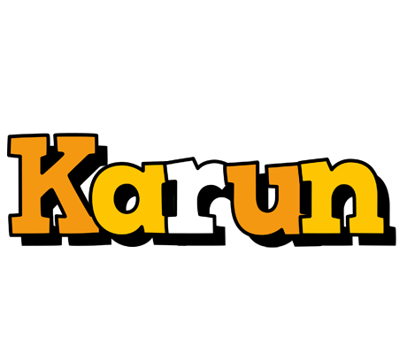 Karun cartoon logo