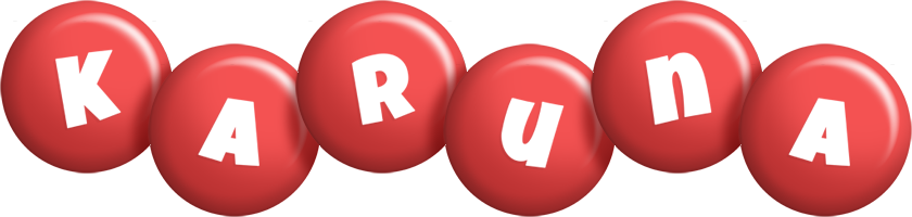 Karuna candy-red logo