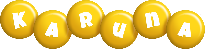 Karuna candy-yellow logo