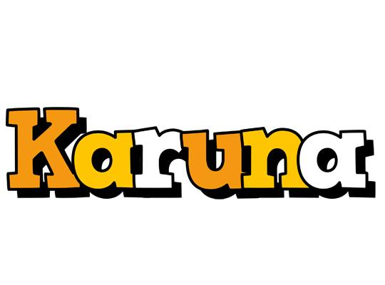 Karuna cartoon logo