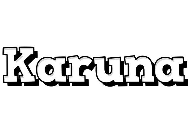 Karuna snowing logo