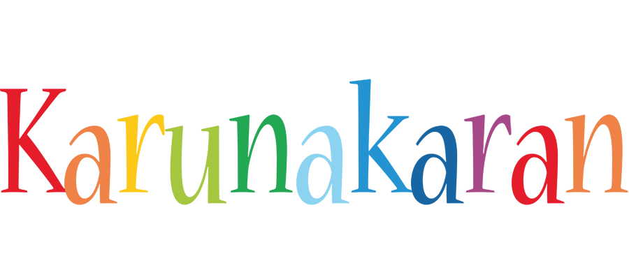Karunakaran birthday logo