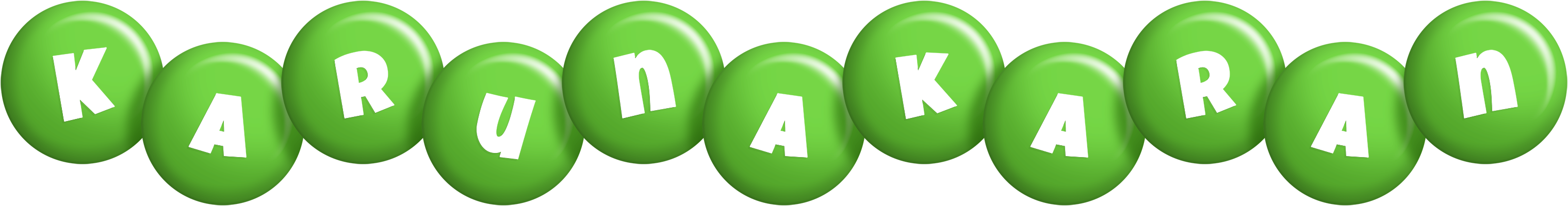 Karunakaran candy-green logo