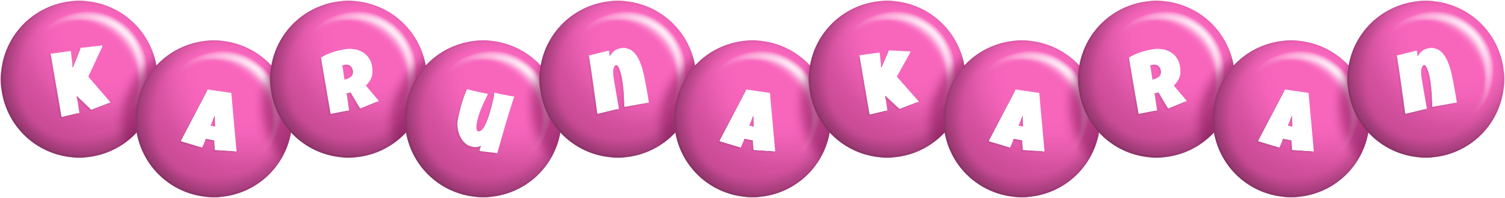 Karunakaran candy-pink logo