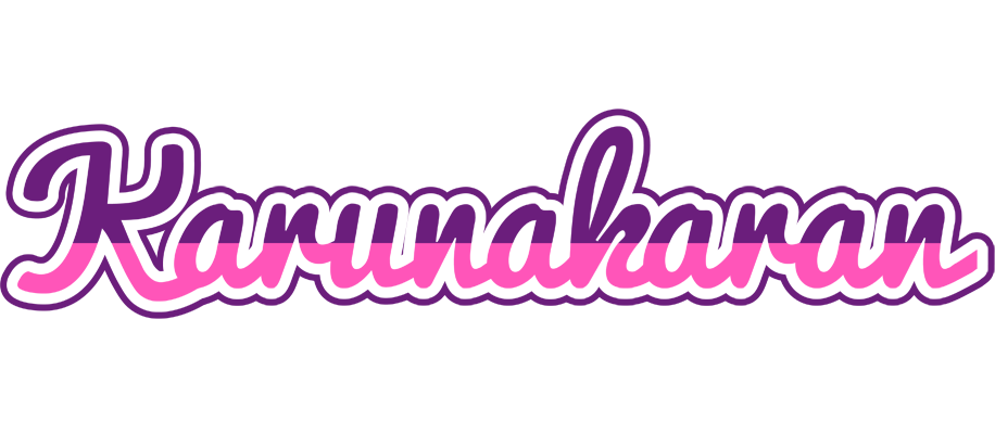 Karunakaran cheerful logo