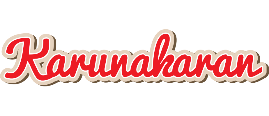 Karunakaran chocolate logo