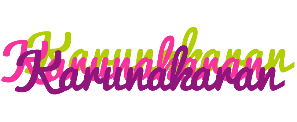 Karunakaran flowers logo