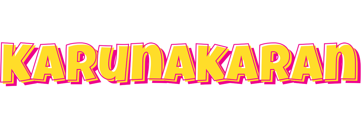 Karunakaran kaboom logo