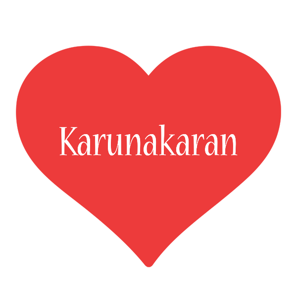 Karunakaran love logo