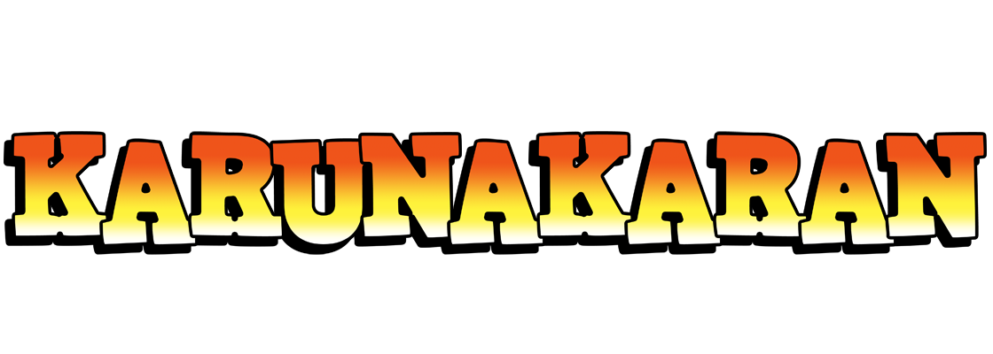 Karunakaran sunset logo