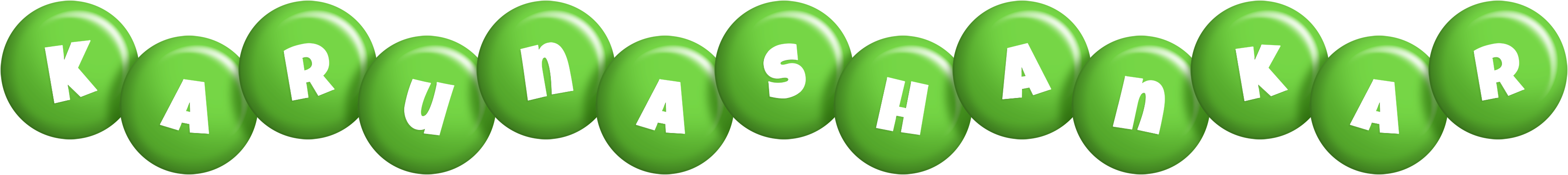 Karunashankar candy-green logo