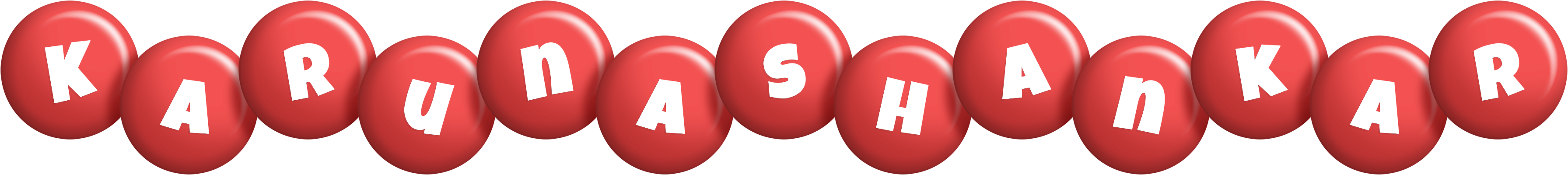 Karunashankar candy-red logo