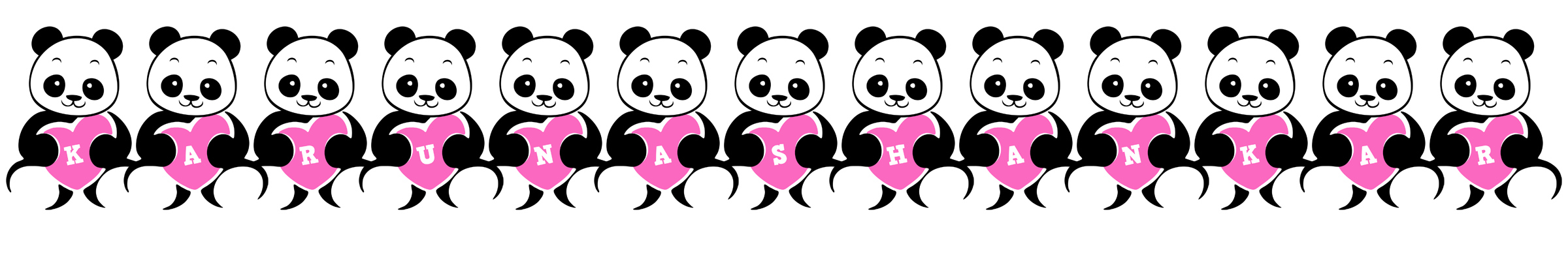 Karunashankar love-panda logo