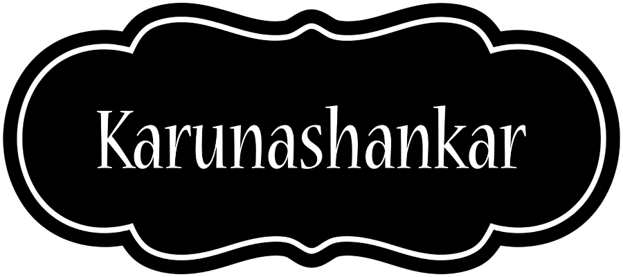 Karunashankar welcome logo