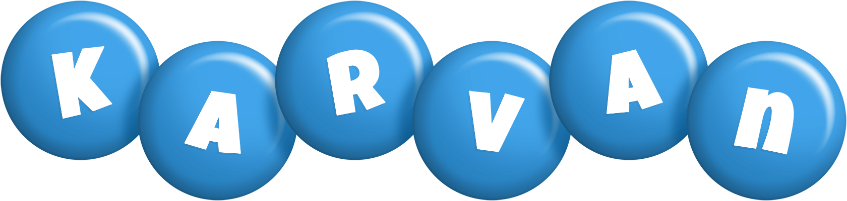 Karvan candy-blue logo
