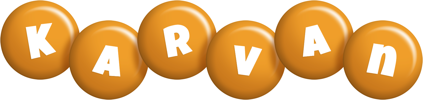 Karvan candy-orange logo