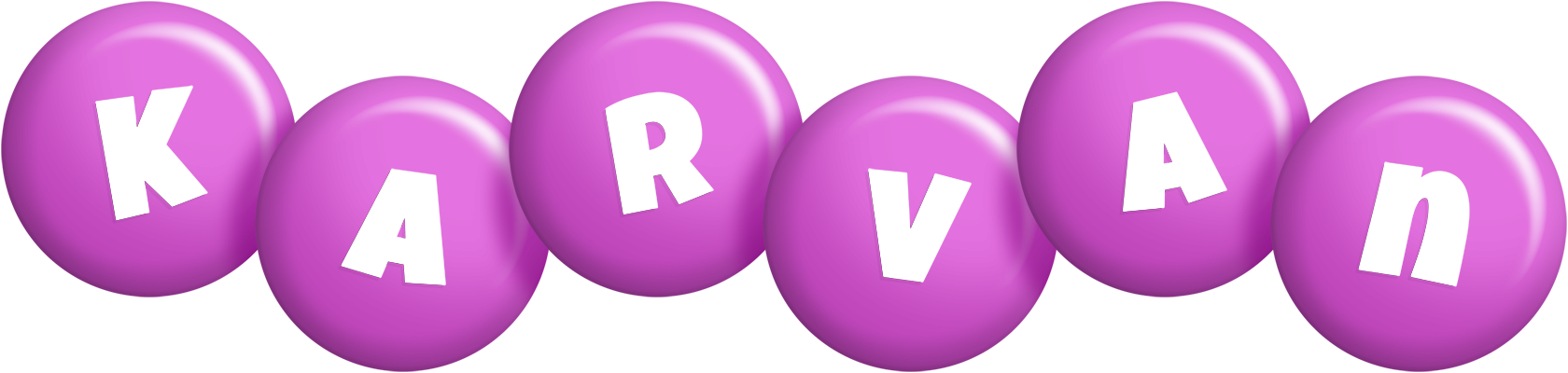 Karvan candy-purple logo