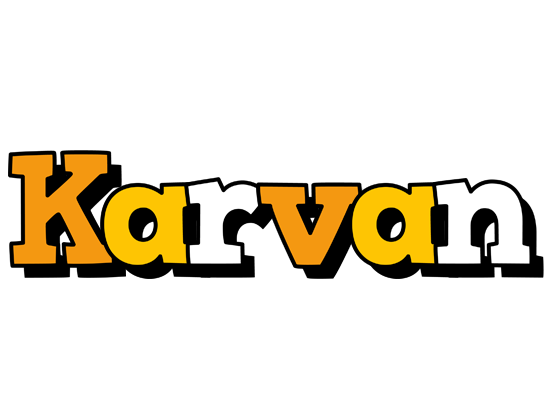 Karvan cartoon logo