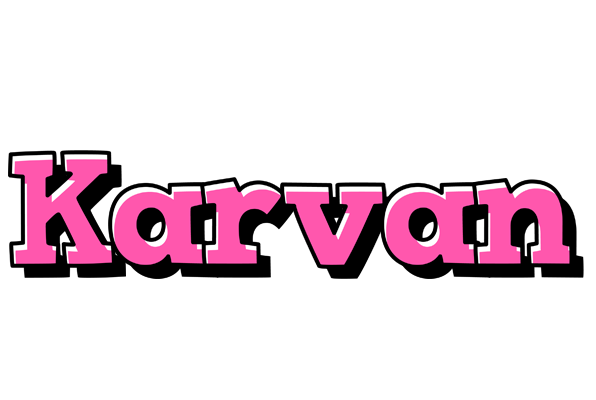 Karvan girlish logo