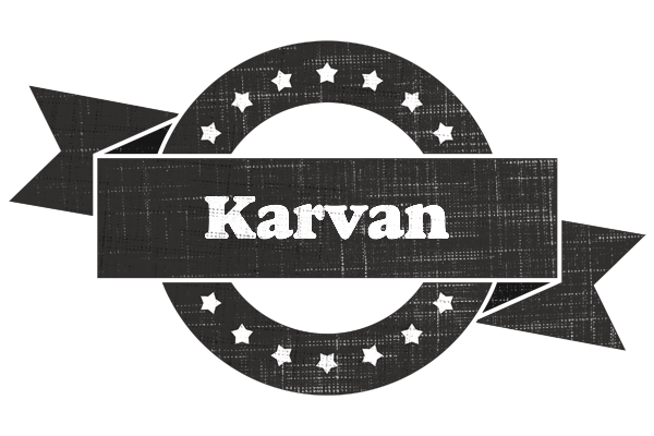 Karvan grunge logo