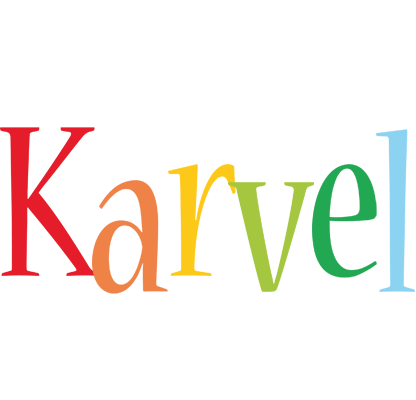 Karvel birthday logo