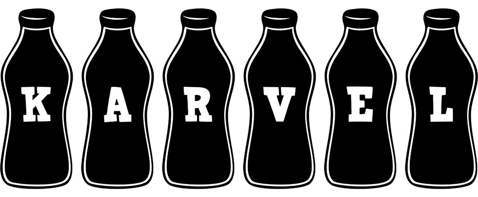 Karvel bottle logo