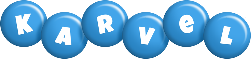 Karvel candy-blue logo