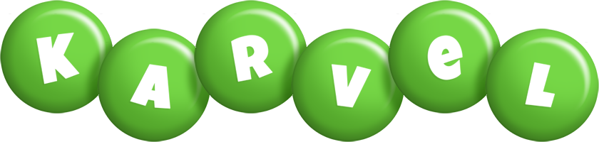 Karvel candy-green logo