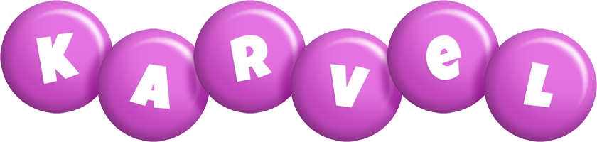 Karvel candy-purple logo