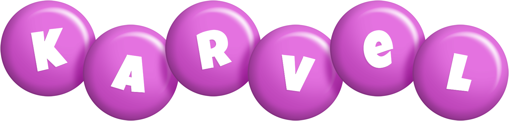Karvel candy-purple logo