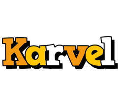 Karvel cartoon logo