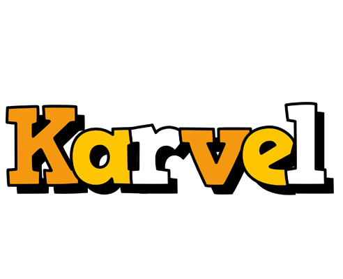 Karvel cartoon logo