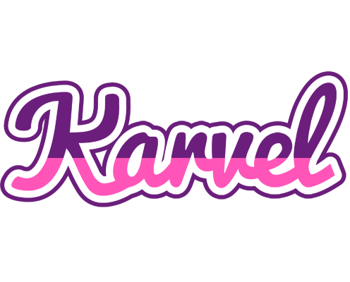 Karvel cheerful logo