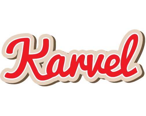 Karvel chocolate logo