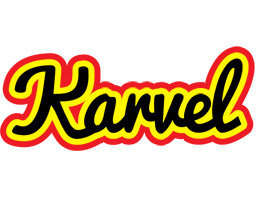 Karvel flaming logo