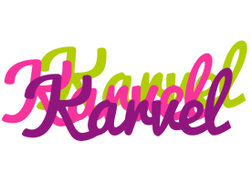 Karvel flowers logo