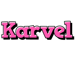 Karvel girlish logo