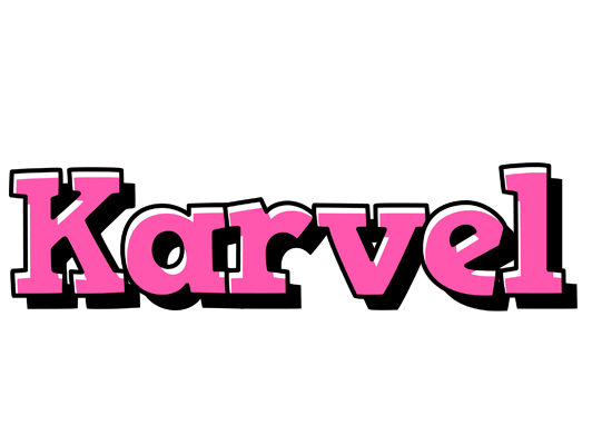 Karvel girlish logo