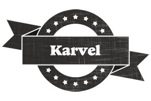 Karvel grunge logo