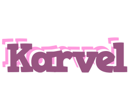 Karvel relaxing logo