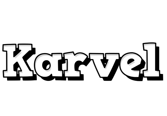 Karvel snowing logo