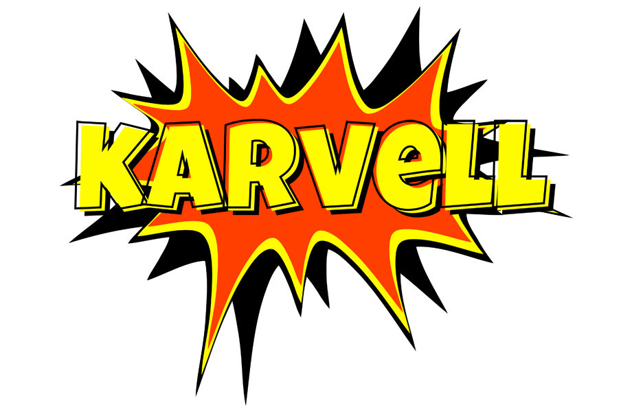Karvell bazinga logo